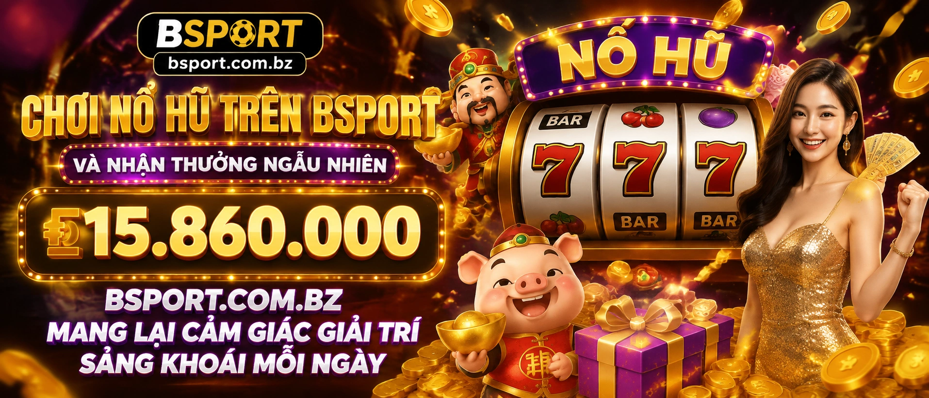 Giao diện Nổ Hũ bsport.com.bz với danh mục game rõ ràng