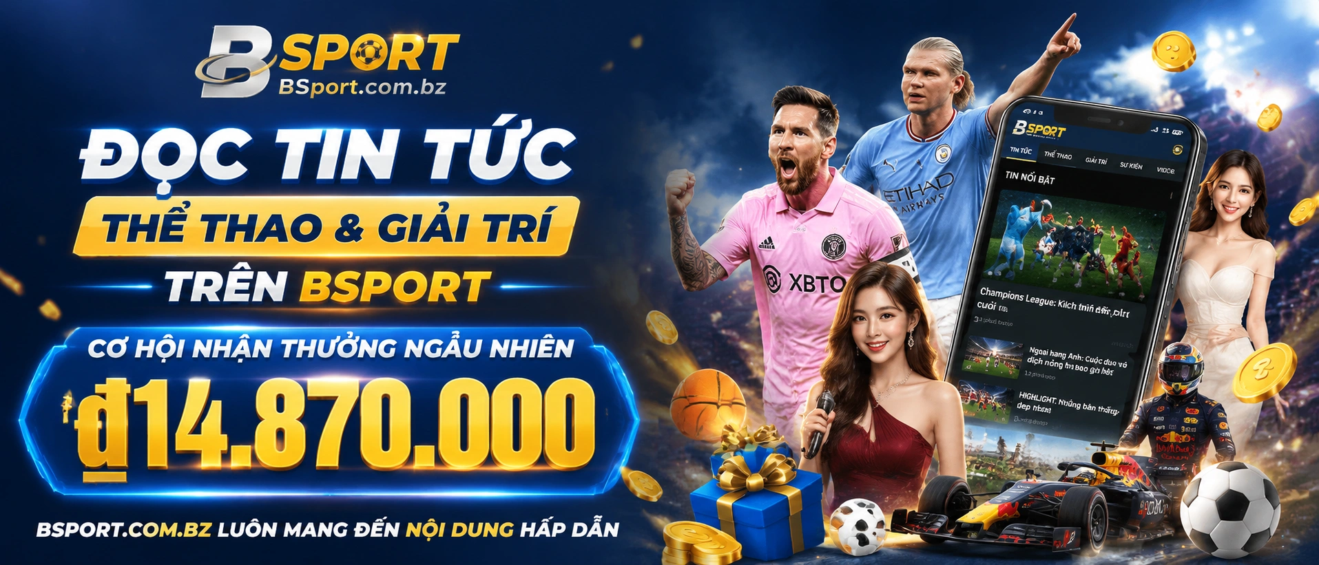 Người dùng xem tin khuyến mãi trên điện thoại